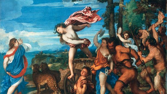 Ariane et Bacchus ©Getty - Peinture de Titian (The National Gallery de Londres). Droits photo : Universal History Archive