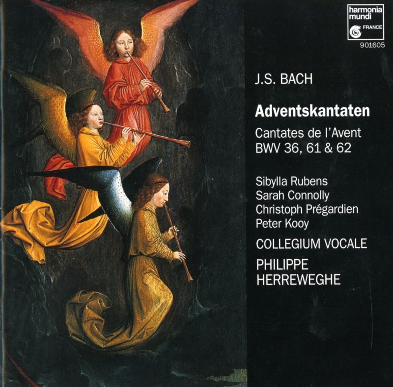 CD Bach Cantates de l'Avent Ph Herreweghe HM