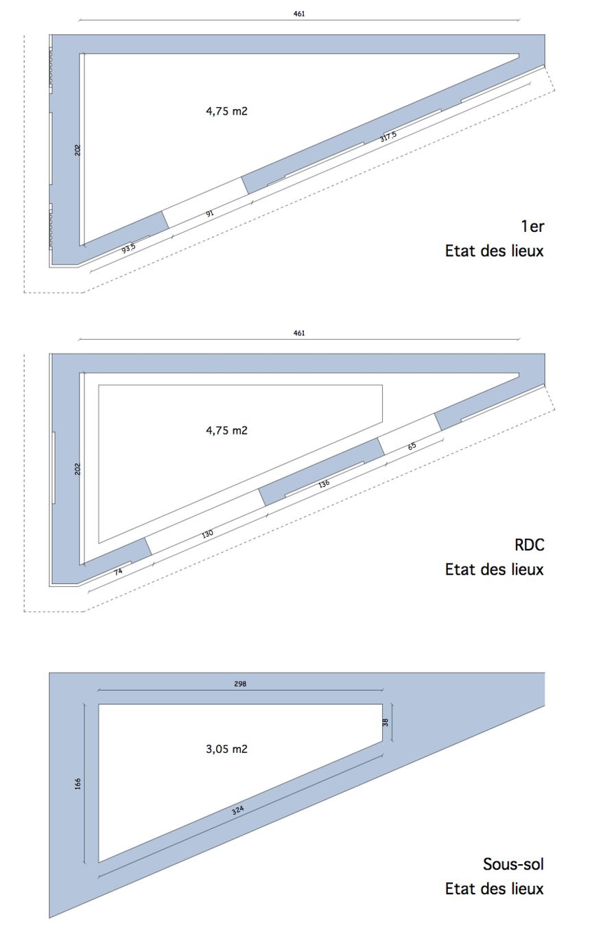 Moins de 5m2 pour cette maison de Bordeaux !