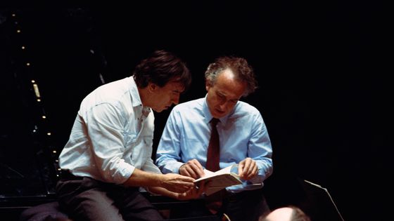 Le chef Claudio Abbado et le pianiste Maurizio Pollini ©Getty - Bernard Bisson / Sygma