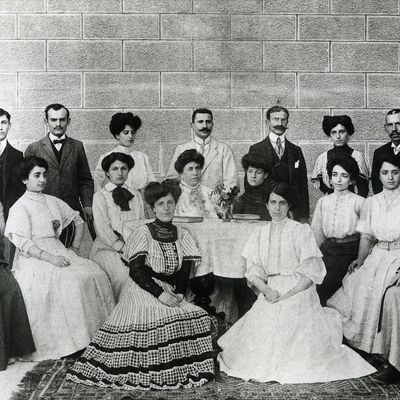Les professeurs, Beyrouth, (1909) / Tirage moderne Paris