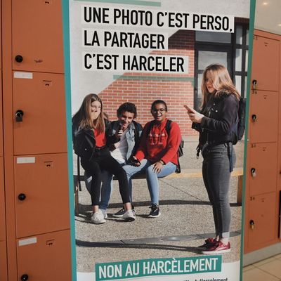Sensibilisation au harcèlement à Clamart le 15 novembre 2018.