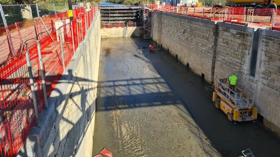 Réouverture de l'écluse de Nourriguier de Beaucaire