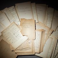 "Germinal", pièce en cinq actes et douze tableaux. Le dernier grand manuscrit d’Émile Zola encore en mains privées est estimé entre 100 000 et 150 000 euros.
