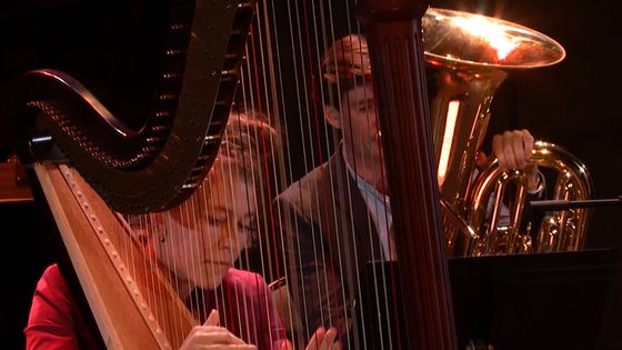 Coline Jaget et Tancrède Cymerman, membres du Trio Bolivar XIX ©Radio France