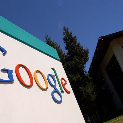 Le siège de Google à Mountain View, en Californie, en mai 2004