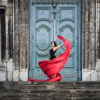 Danseuse de ballet dansant à Lyon, France