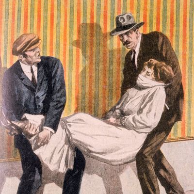 Illustration pour une aventure d'Arsène Lupin d'après Maurice Leblanc.