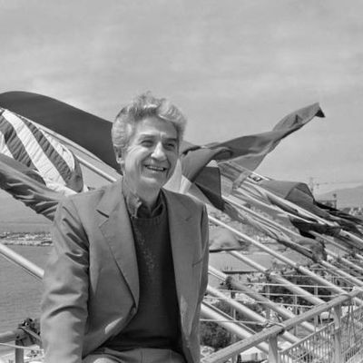 Alain Resnais au Festival de Cannes, en mai 1980