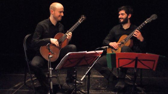 Palazzetto Bru Zane de Venise, Italie : Le duo Tarantelle (Romaric Martin & Stijn Konings, guitares) - bru-zane.com