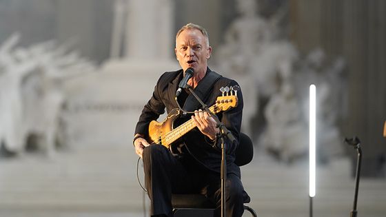 Sting au Panthéon - Photo de Christophe Abramowitz - Christophe Abramowitz