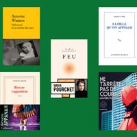 Les couvertures des cinq romans en lice pour le Prix du Roman des étudiants France Culture-Télérama