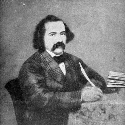 Antoine de Tounens (1825-1878) dans son étude d'avoué (1857)