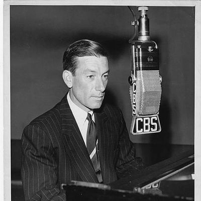 1 janvier 1946, Hoagy Carmichael in the recording studio, USA