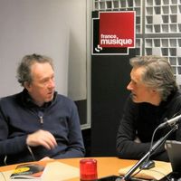 France Musique, studio 361 ... Benoît Duteurtre & Philippe Venturini (g. à d.)