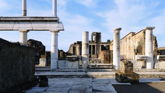 Cité romaine de Pompeii, Naples, 10 janvier, 2015, Italie ©Getty - Frédéric Soltan/Corbis via Getty Images