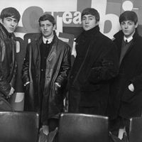 Les Beatles à Regent Street, Londres le 16 juillet 1963.