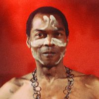 Fela Kuti, lors d'un concert, dans les années 1980