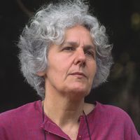 Ariane Mnouchkine au festival d'Avignon en 1995