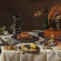 Nature morte de Pieter Claesz, 1627