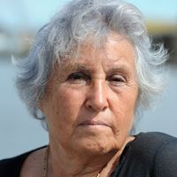 Portrait de Wassyla Tamzali à la 27ème édition du festival littéraire "Etonnants Voyageurs", le 27 mai 2012.
