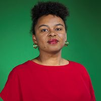 Portrait d'Audrey Célestine, maîtresse de conférences en sociologie politique et études américaines à l'Université de Lille et membre honoraire de l’IUF