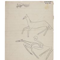 Chevaux et cavaliers 2. Dessins de Franz Kafka.