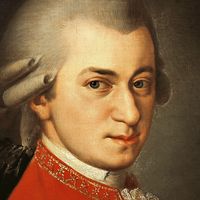 Wolfgang Amadeus Mozart (Salzbourg, 27/ I /1756 - Vienne, 5/ XII /1791). Portrait par Barbara Krafft