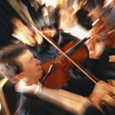Violoniste avec effets