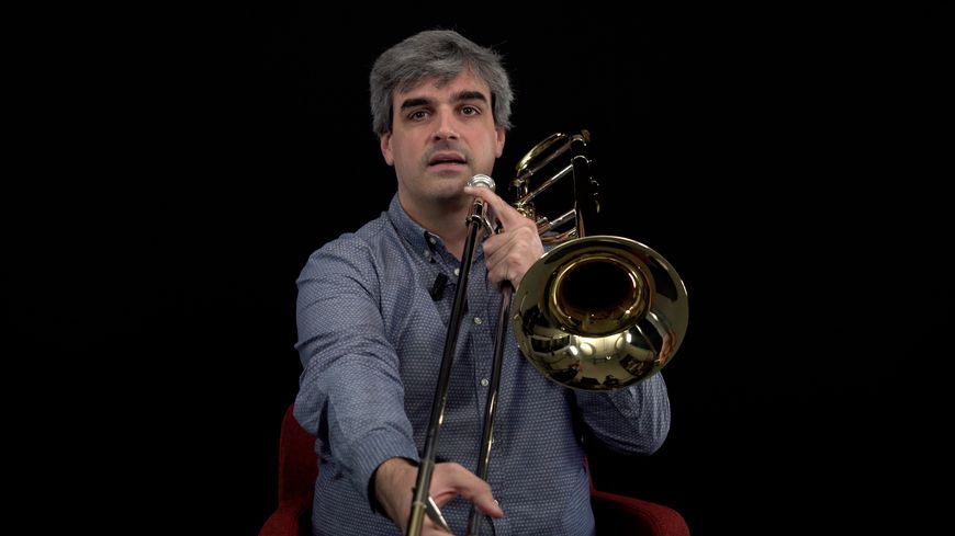 Antoine Ganaye, trombone solo de l'Orchestre philharmonique de Radio France