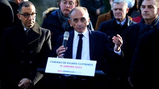 Le candidat d'extrême droite, Eric Zemmour ©AFP - FRANCOIS NASCIMBENI / AFP