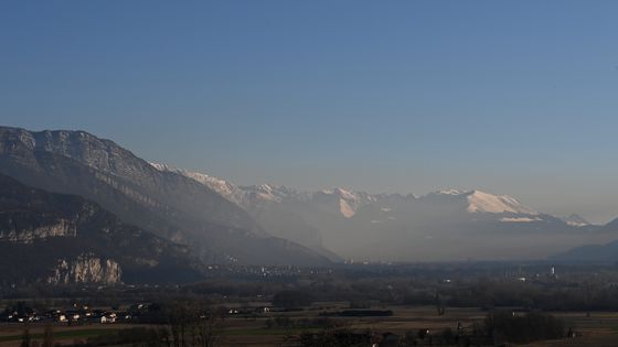 Nuage de pollution au dessus de Grenoble ©AFP - Olivier CHASSIGNOLE