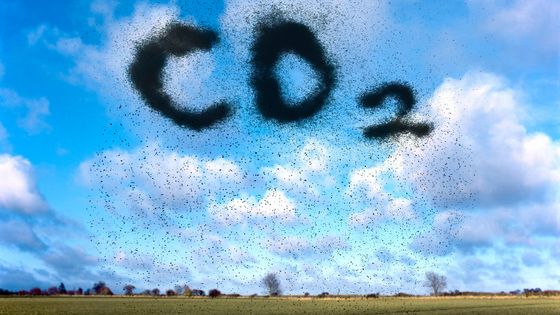 Dioxyde de carbone atmosphérique (image conceptuelle) ©Getty - Victor de SCHWANBERG
