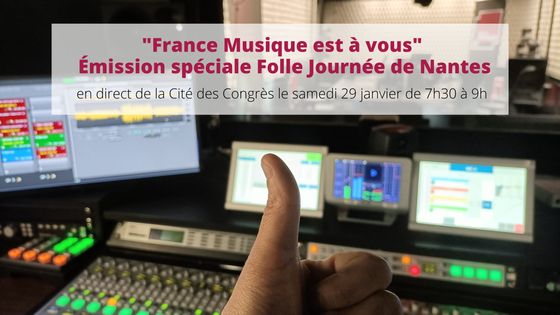 Même à Nantes, France Musique est toujours à vous avec Gabrielle Oliveira Guyon ! - Gabrielle Oliveira Guyon
