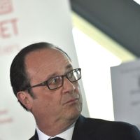 François Hollande au Campus Condorcet à Aubervilliers, le 19 avril 2017
