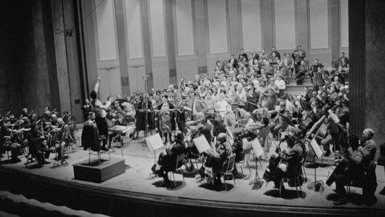 L'Orchestre National de l'ORTF le 19 novembre 1968 ©Getty - Keystone - France