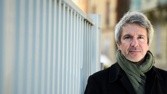 Prix Goncourt 2017, l'auteur Eric Vuillard ("L'ordre du jour") à Rennes le 8 novembre 2019, France. ©AFP - Damien Meyer