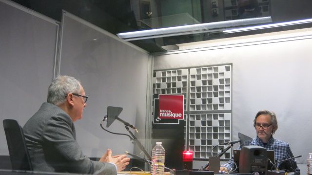 France Musique, studio 361 ... Claude Coste & Philippe Venturini (g. à d.)