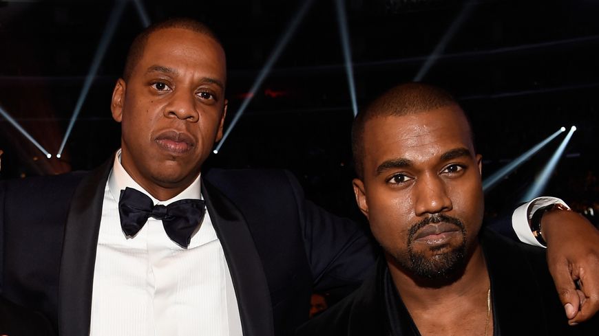 Jay-Z et Kanye West - Grammy Awards (Kevin Mazur)