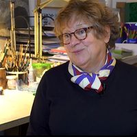 Dans l'atelier de Florence Cestac