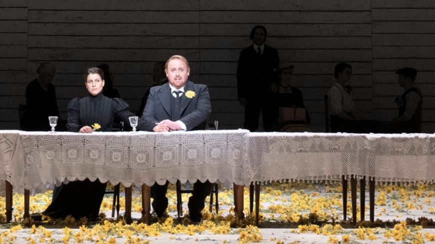 Janáček, Jenůfa –Direction Henrik Nánási, Mise en scène Claus Guth : Asmik Grigorian et Nicky Spence
