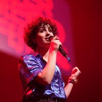 Barbara Pravi à la Maison de la radio et de la musique le 23 janvier 2022 (Christophe Abramowitz)