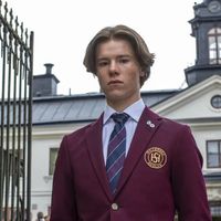 Edvin Ryding, dans le rôle du prince Wilhelm dans la série skandinave "Young Royals", créée par Lisa Ambjörn et diffusée sur Netflix (2021)