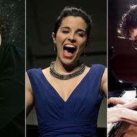 Lukas Geniušas ©Ira Polyarnaya /Jodie Devos ©Dominique Gaul / Lucas Debargue ©Yann Orhan - Sony