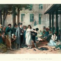 Dr Philippe Pinel à l’Asile de Paris pour femmes folles - Illustration