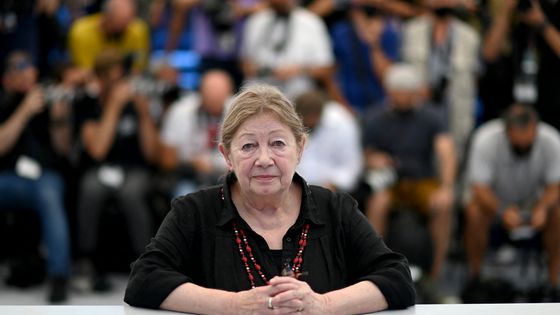 la comédienne Françoise Lebrun au Festival de Cannes en 2021. ©AFP - CHRISTOPHE SIMON
