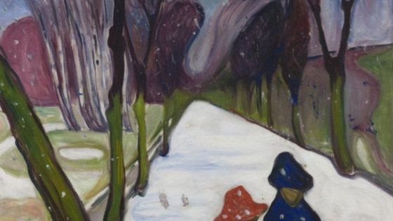 Edvard Munch, "New Snow in the Avenue," 1906, Munch Museum, © Munch Museum/Munch-EllingsendGroup/DACS 2012
