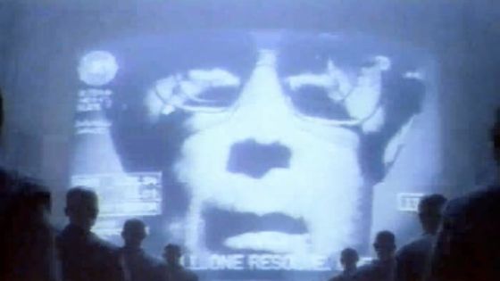 Extrait d'une pub signée Ridley Scott en 1984, pour le lancement du premier Macintosh - Capture d'écran - Source Youtube
