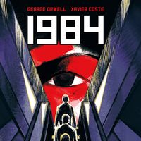Détail de la couverture de "1984" de Xavier Coste d'après George Orwell