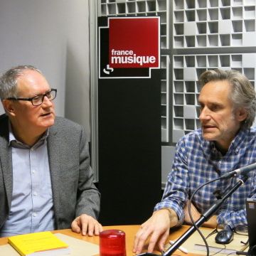 France Musique, studio 361 ... Claude Coste & Philippe Venturini (g. à d.)